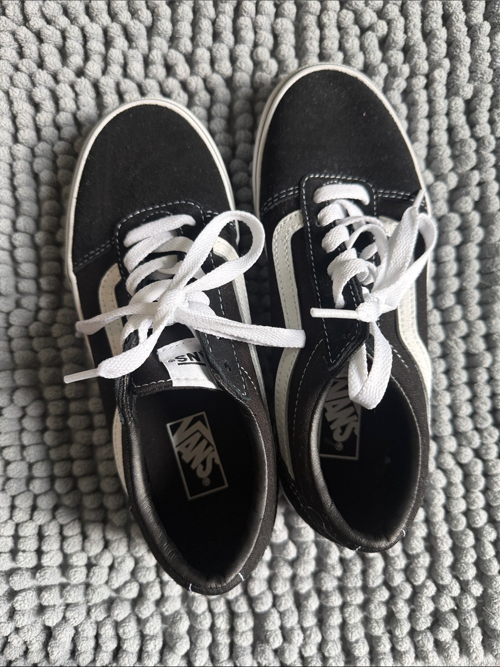 New without box or tags. Vans Youth Sneakers in Black and White